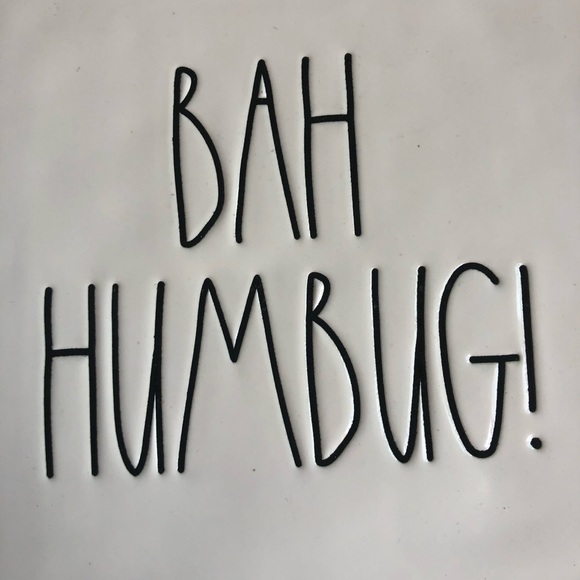 Rae Dunn Bah Humbug! Christmas Hot Plate Trivet - Picture 2 of 6